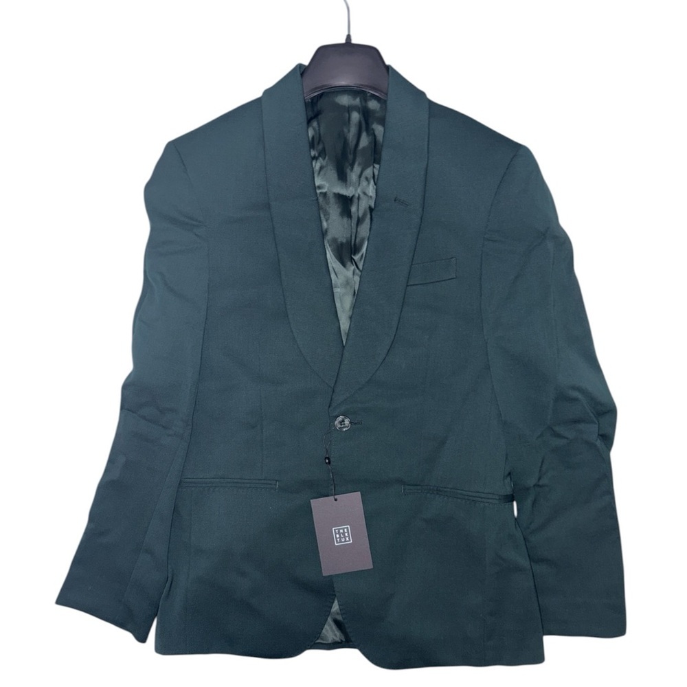 NWT The BLK TUX Emerald Shawl Jacket Tuxedo Wool Men’s Size 36S (Small) - Picture 2 of 11